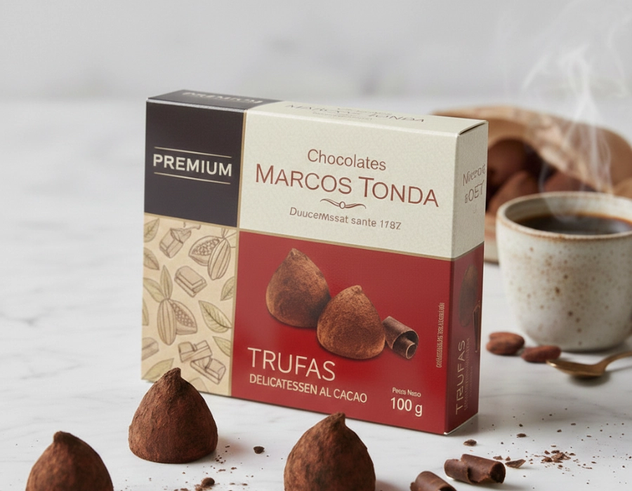 Chocoladetruffels met cacao