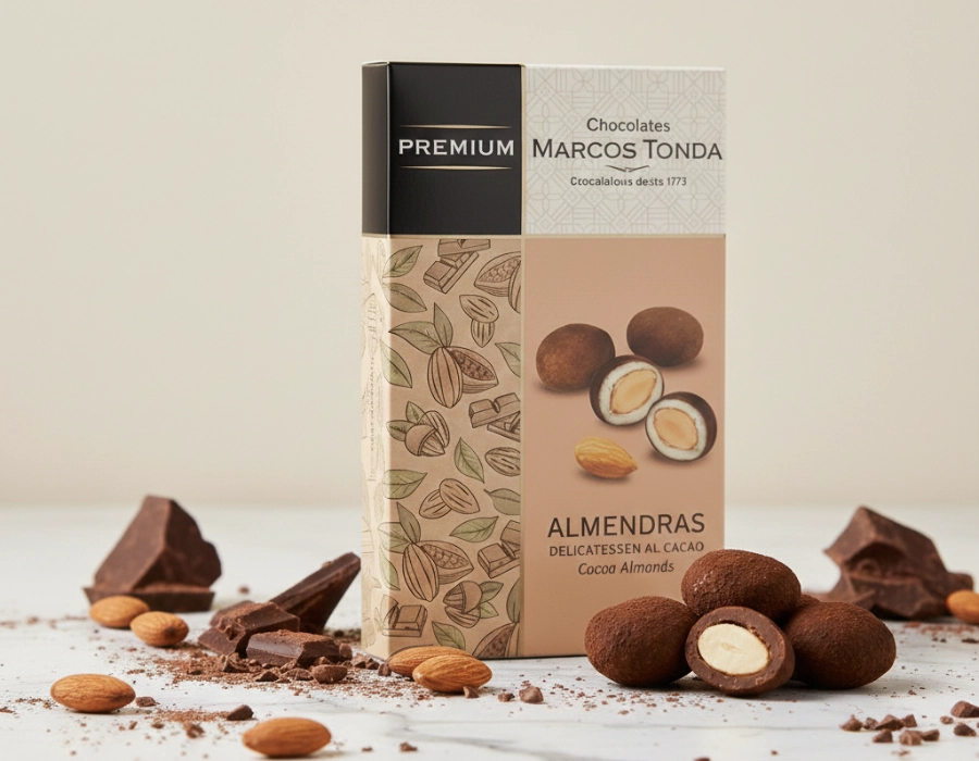 [Delicatesse amandelen met cacao] Delicatesse amandelen met cacao