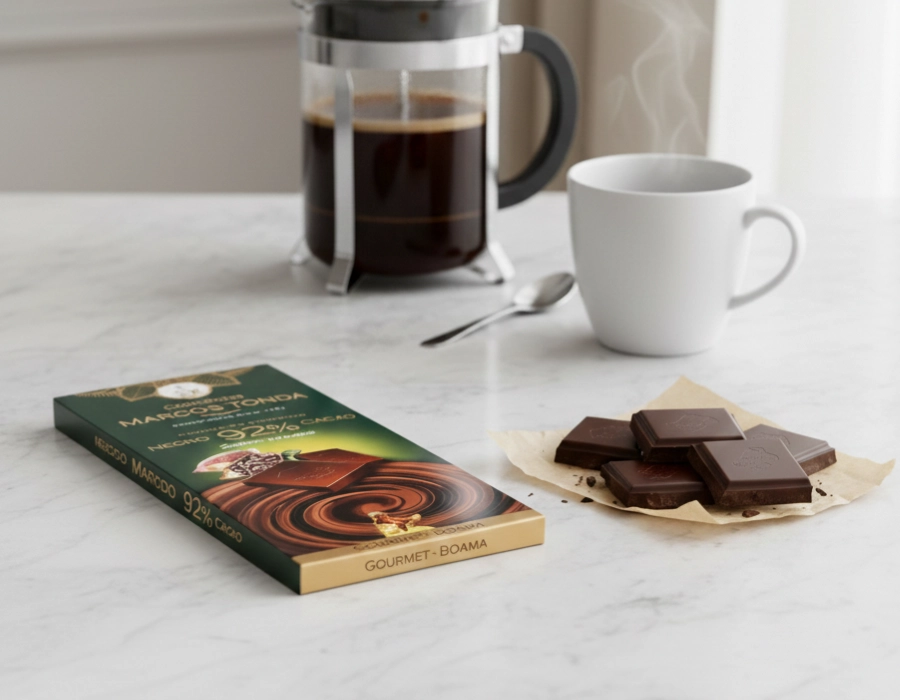 [Gourmet pure chocolade Boama - 92% cacao] Gourmet pure chocolade Boama - 92% cacao