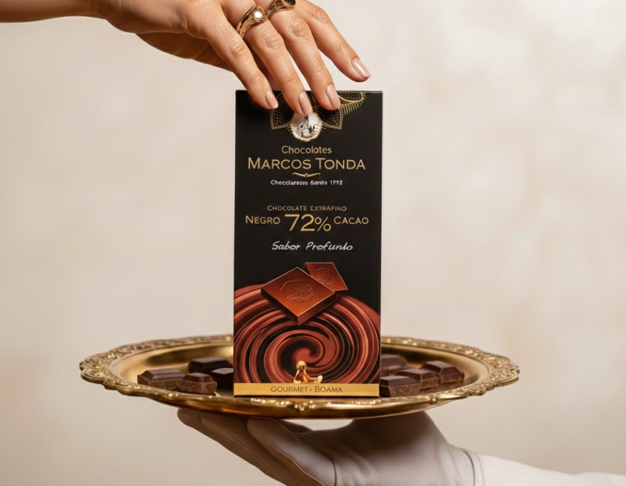 [Gourmet pure chocolade Boama - 72% cacao] Gourmet pure chocolade Boama - 72% cacao