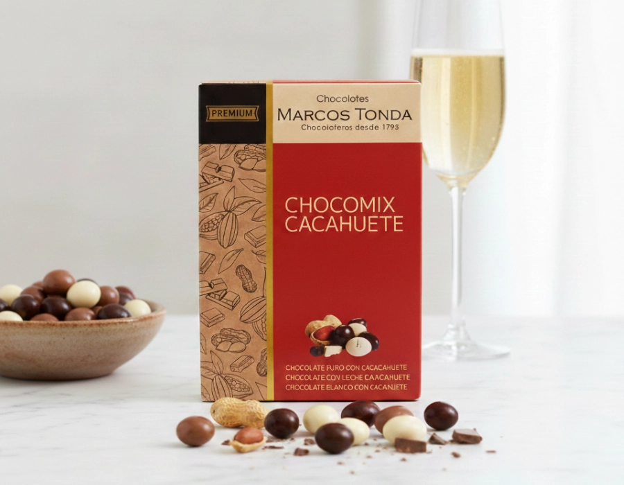 [Pinda's omhuld met chocolade] Pinda's omhuld met chocolade