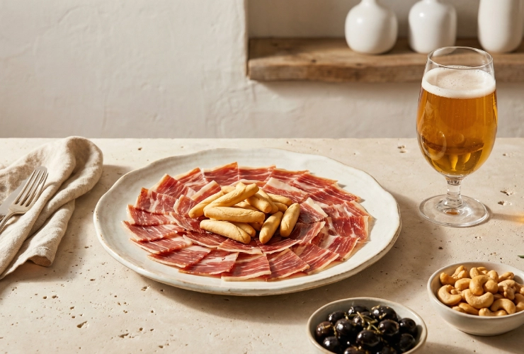 [Iberico Jamón de Bellota (50% of 75% ras) - Met de hand gesneden] Iberico Jamón de Bellota (50% of 75% ras) - Met de hand gesneden