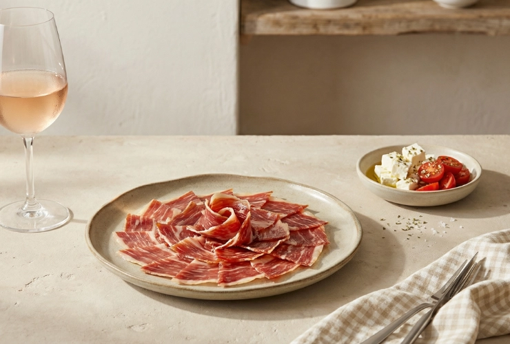 [Iberico Jamón de Cebo (100%, 75% of 50% ras) - Met de hand gesneden] Iberico Jamón de Cebo (100%, 75% of 50% ras) - Met de hand gesneden