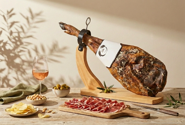 [Iberico schouderham - Paleta de Cebo (100%, 75% of 50% Iberisch ras)] Iberico schouderham - Paleta de Cebo (100%, 75% of 50% Iberisch ras)