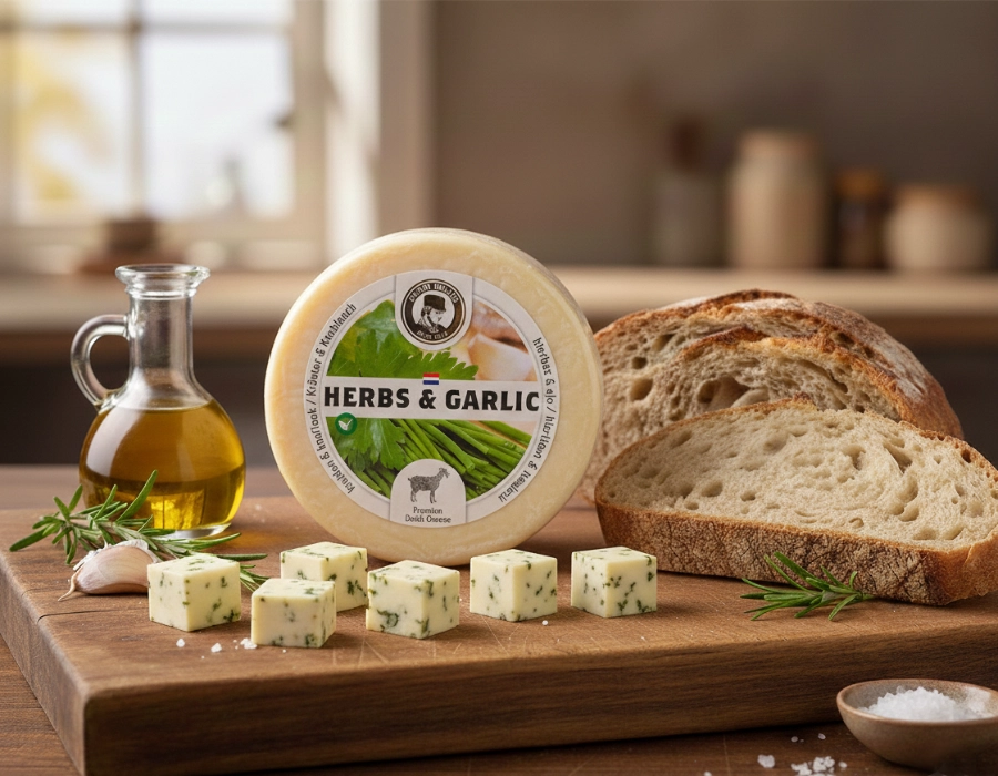 Jonge Geitenkaas met Kruiden en Knoflook (Knoflook)