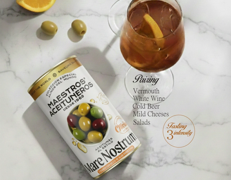 Olijven op Mare Nostrum-wijze (Groen)